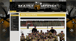 Desktop Screenshot of mainemoosehockey.com